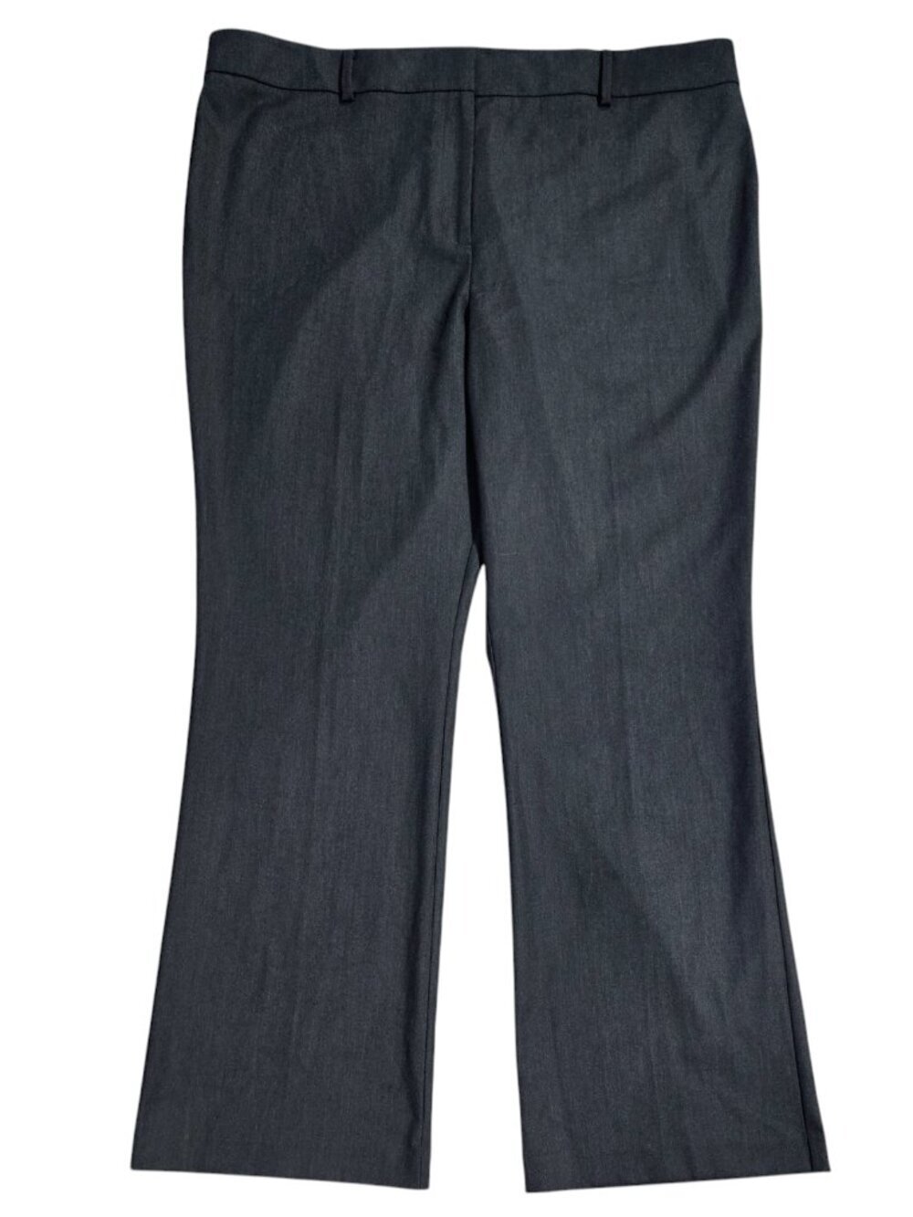 Ann Taylor NWT Signature Dark Blue Straight Leg Trousers Capsule FLAW